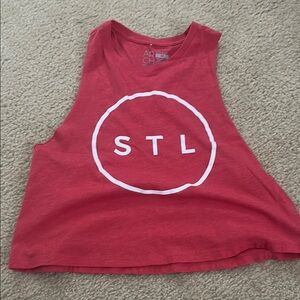 Red Women's Muscle Tee
